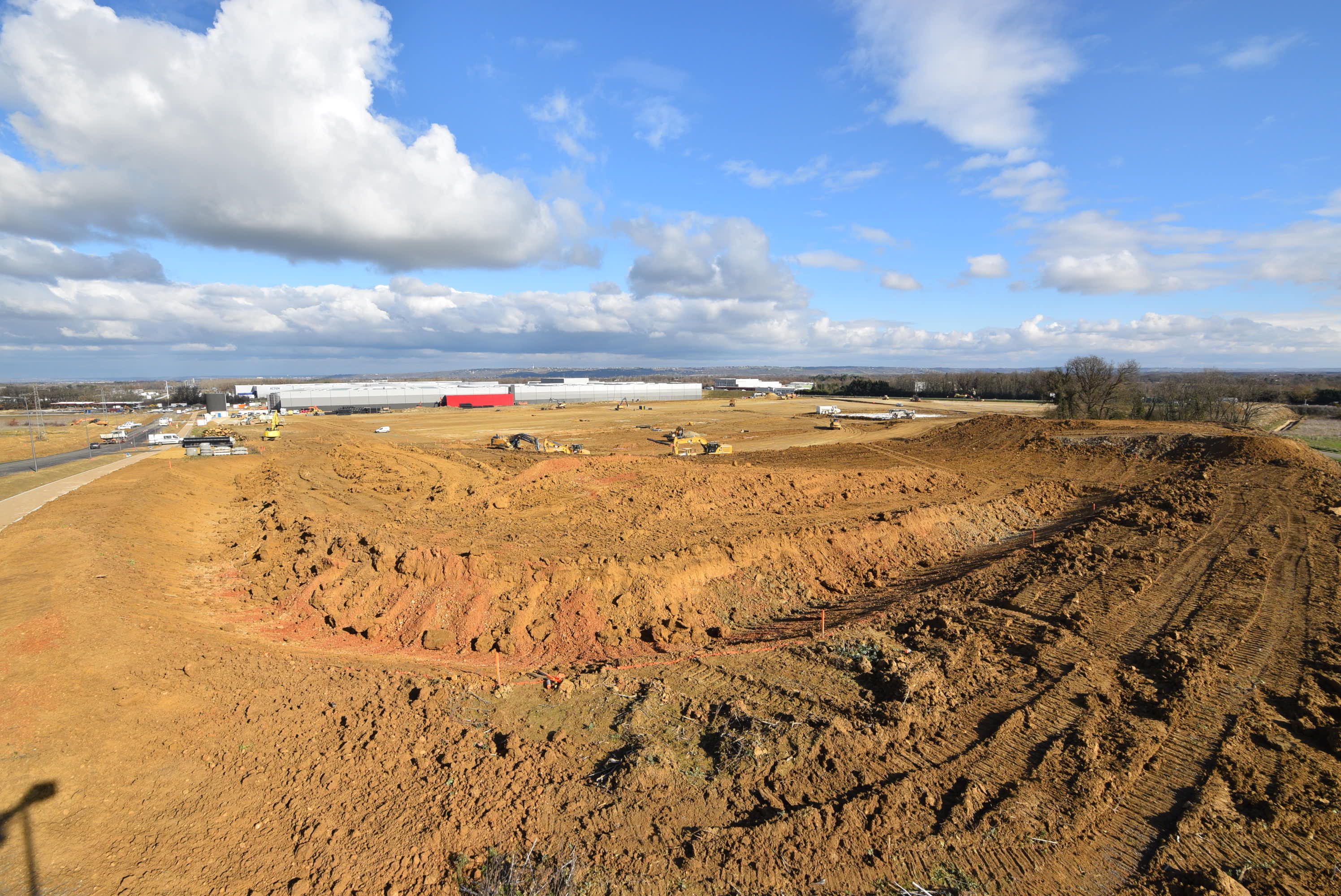 21 janvier – Poursuite des terrassements