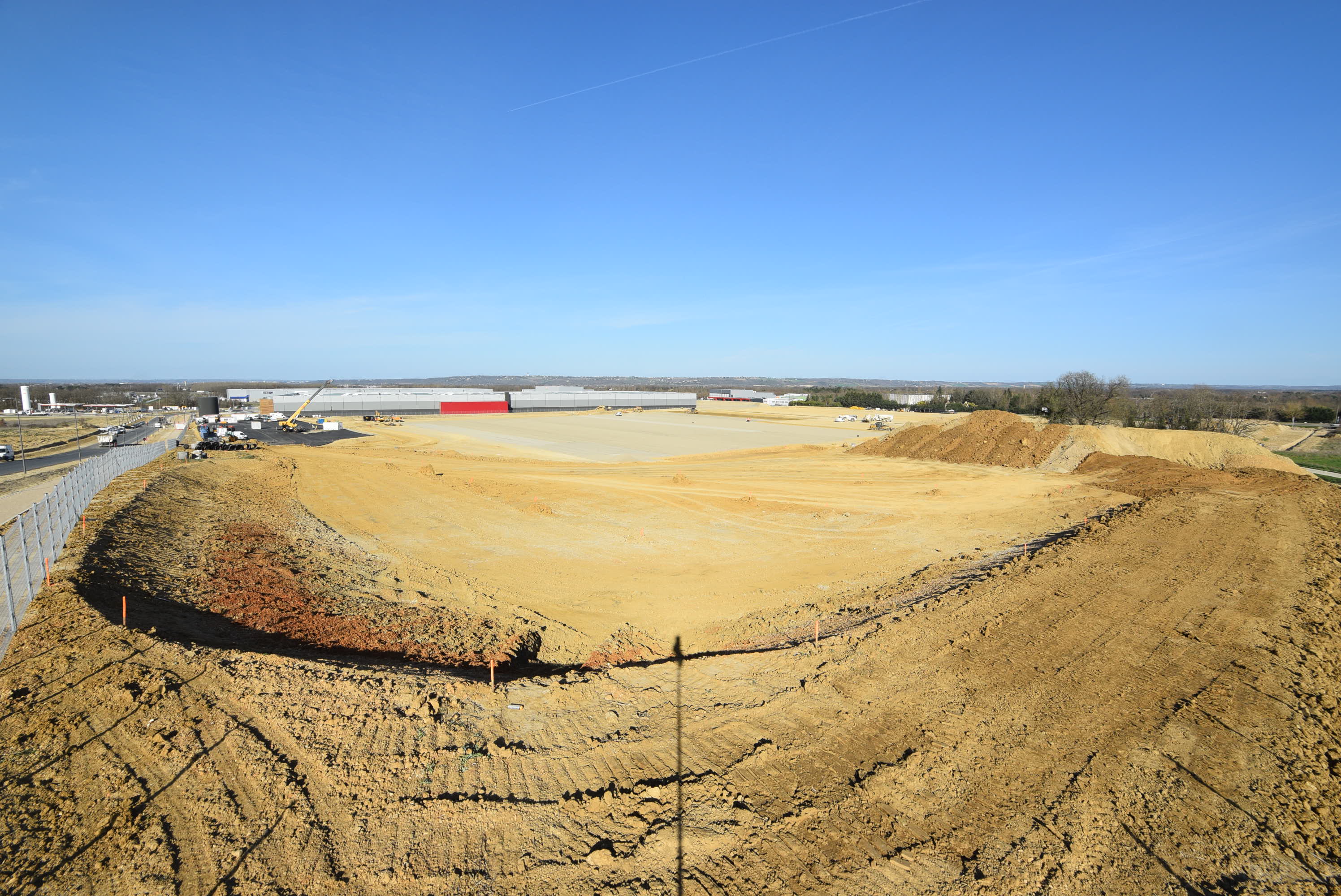 5 mars – Terrassement des bassins