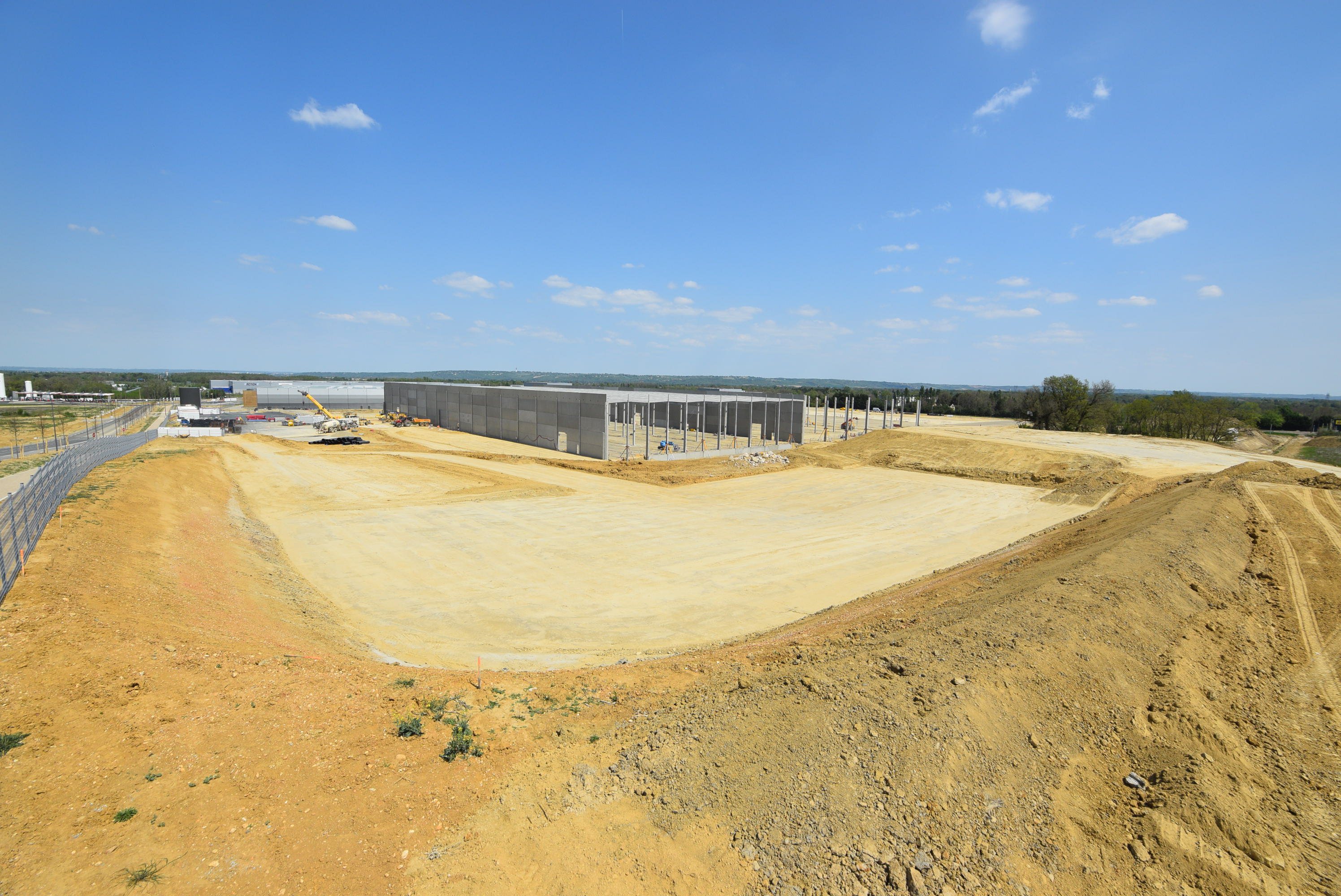 20 avril – Pose de la charpente cellule 1