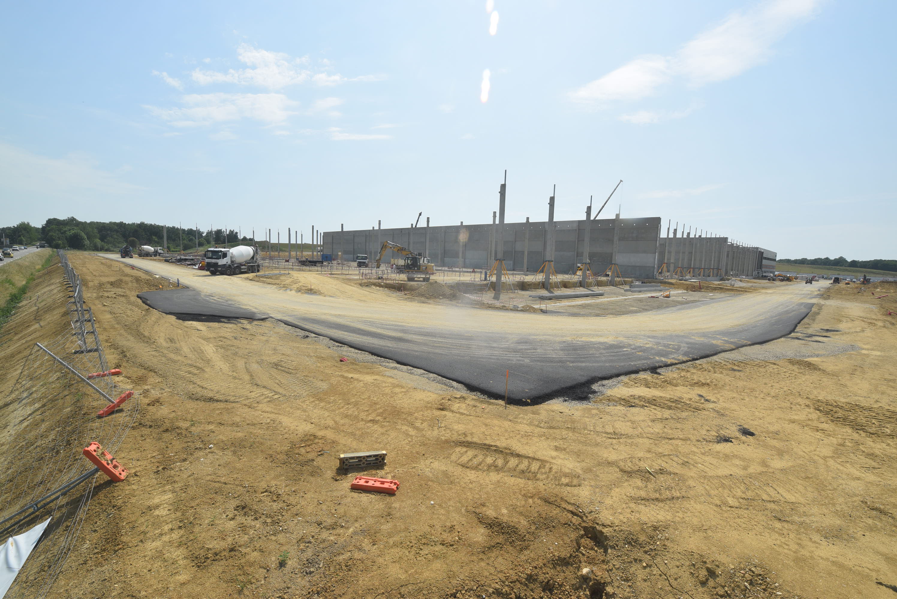 3 juin – Dernière fondation des poteaux en cellule 4