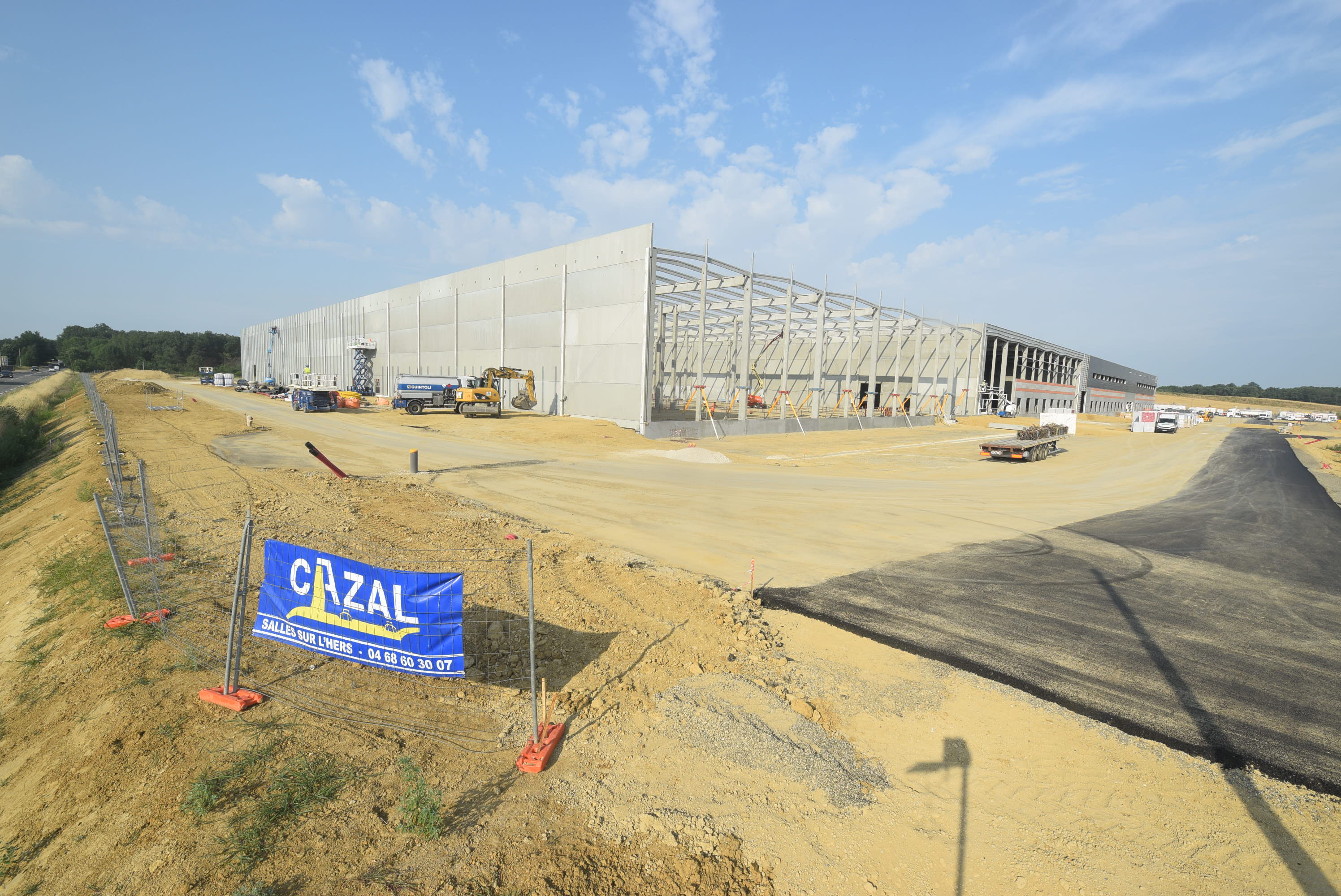 8 juillet – Pose de la charpente cellule 4