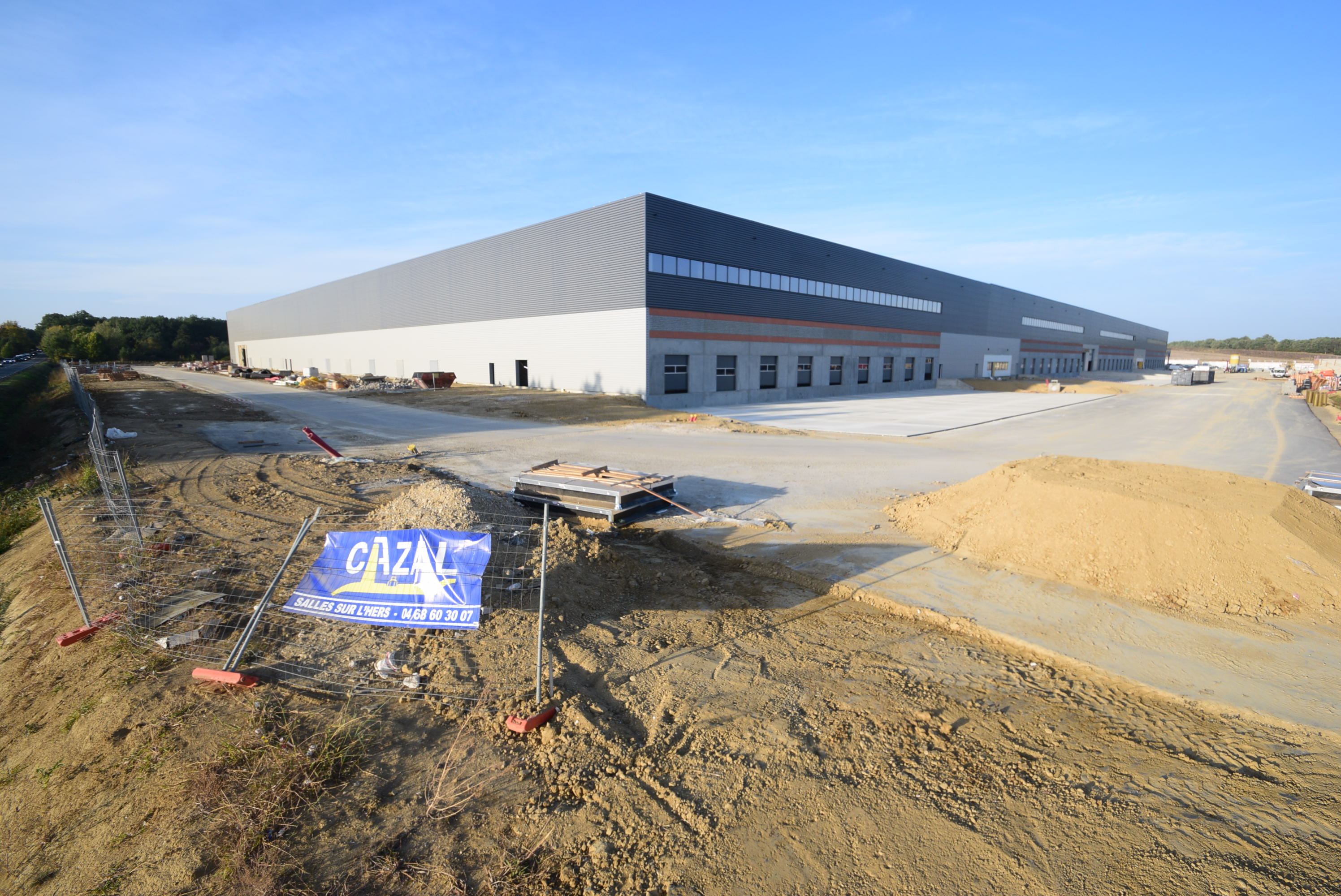 7 octobre – Installation de l’électricité et du sprinklage