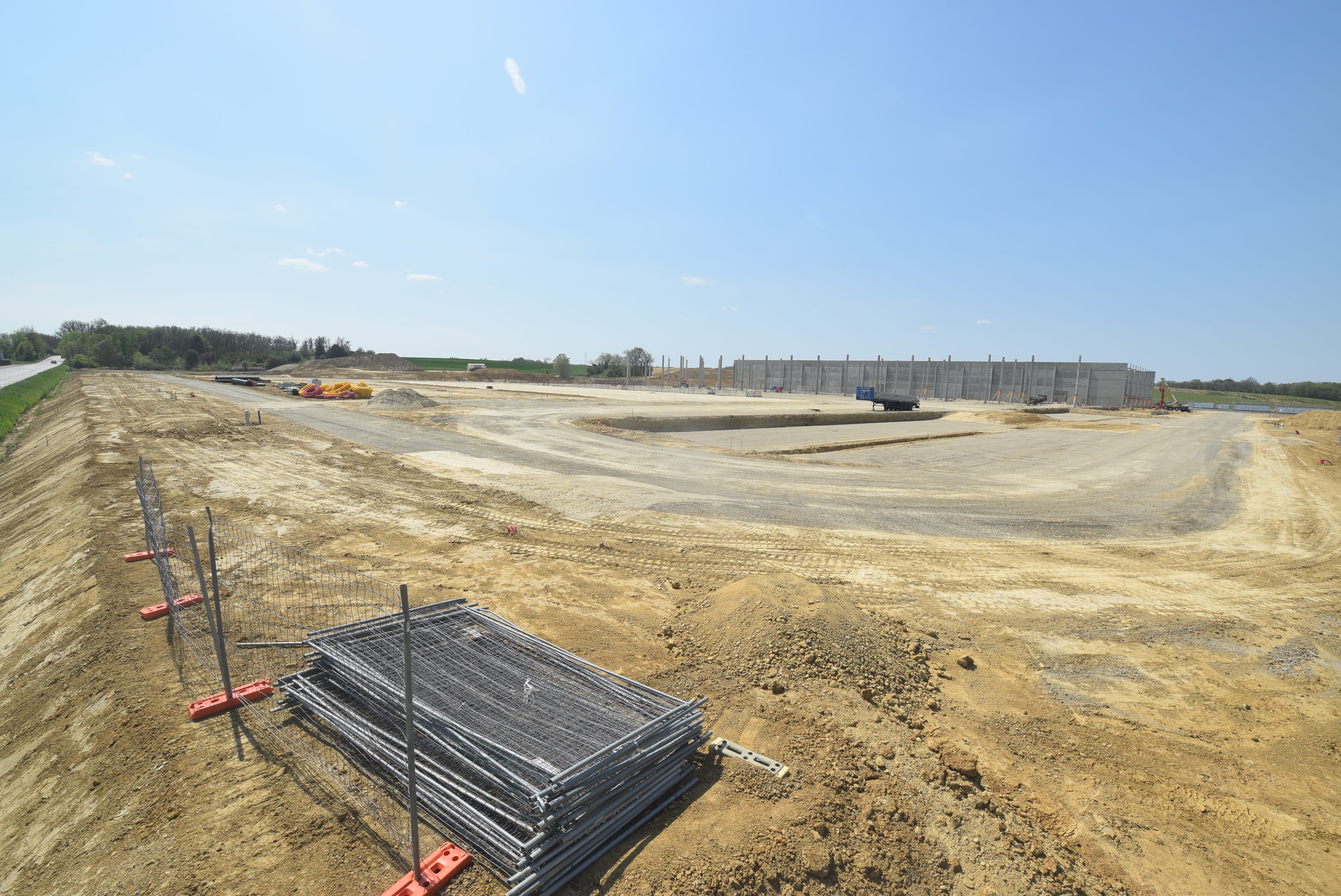 20 avril – Préparation des voiries et des zones de quai