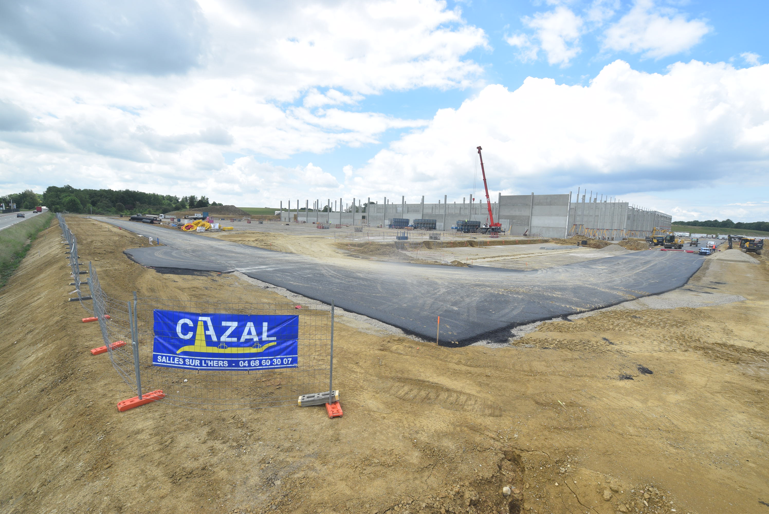 20 mai – Pose mur coupe-feu entre la cellule 3 et la cellule 4